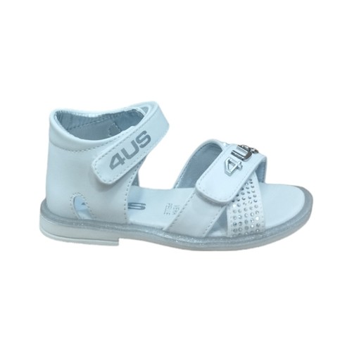 4us sandalo bianco con - con, strappo