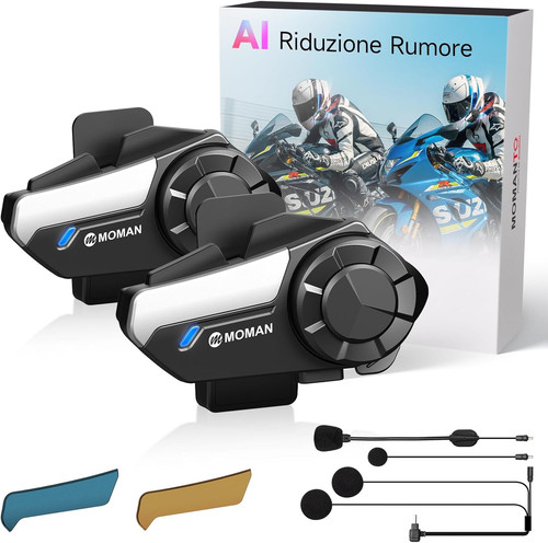 Interfono moto coppia h2s - interfono,