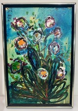 Quadro acrilico vintage 1978