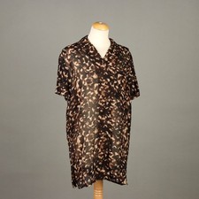 Les Copains Jeans Camicia Vintage in Lino Second Hand Taglia 40