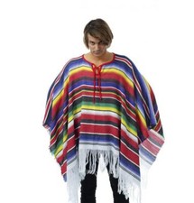 Poncho Zarape messicano con