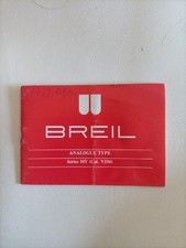 BREIL libretto di istruzioni Orologio Analogico EN ITA FR Series MY Cal V336