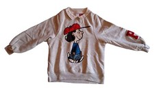 *HH* Vintage Maglietta Felpa Zara Peanuts Charlie Brown Maglia Donna Bambina