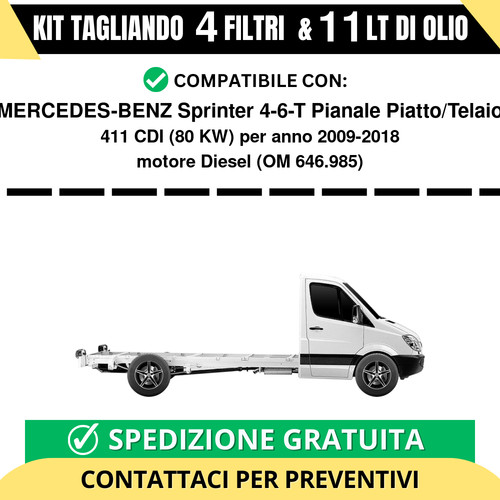 Tagliando per mercedes benz - per, mercedes-benz