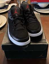 Jordan Flight Origin 3 nero/palestra-rosso/bianco taglia 11,5 820245-001 nuovo con scatola|pulito!