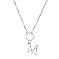 Sagapo Collana Lettera M Donna