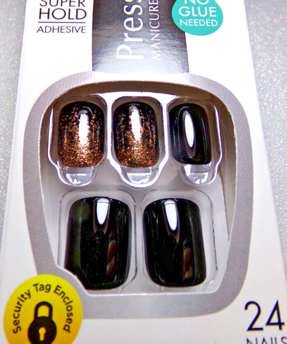 Kiss press nails nero - press,