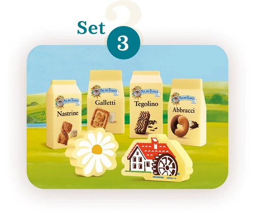 Gommine mulino bianco - set, c