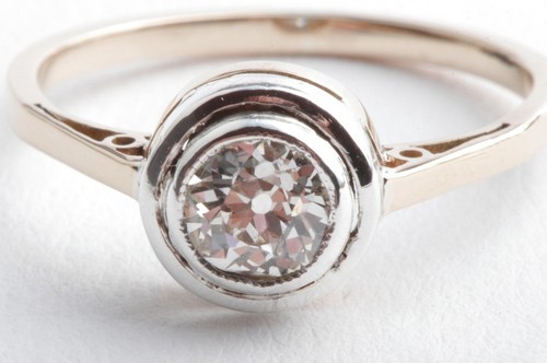Anello con diamanti - , antichi