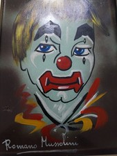 Quadro originale di Romano Mussolini certificato.