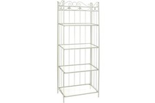 LIBRERIA ETAGERE SCAFFALE IN METALLO RIPIANI IN VETRO PER STUDIO UFFICIO NEGOZIO