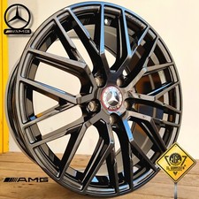 AMGs KIT 4 Cerchi In Lega 18 Compatibili con Mercedes GL GLA GLB GLC GLK SLK Amg