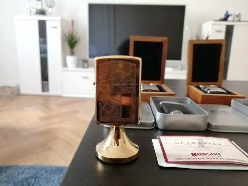 Zippo gold shimmer year 1991 - gold,