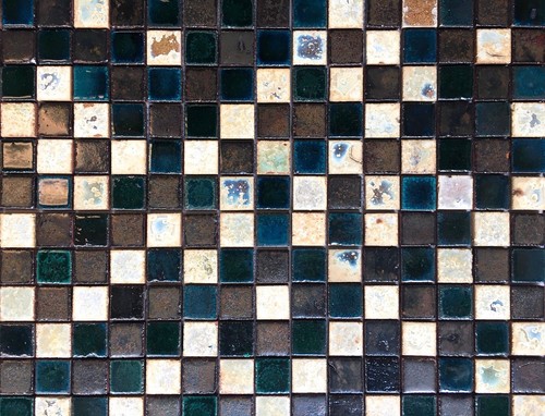 Antico mosaico ceramica - , vaglio