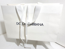 Dolce & Gabbana borsa sacchetto shopping bag originale con stringhe fettucce new