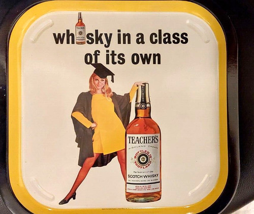 Whisky teacher vassoio - teacher's,