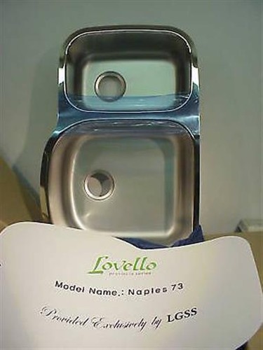 Lavello doppio acciaio inox