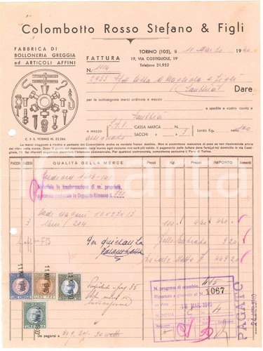 1940 torino via costigliole - via, 19