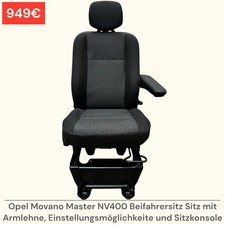 Sedile passeggero opel movano - passeggero,