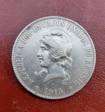 BRASILE 2000  REIS 1910. Moneta Argento