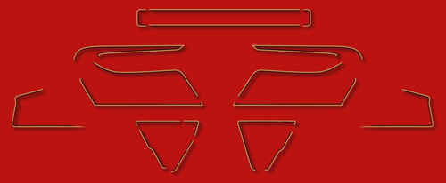 Kawasaki 1300 stickers - kawasaki, a2-