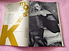 RIVISTA MAX  MAX BRUCE WILLIS CON POSTER DI KATE MOSS SETTEMBRE 1995