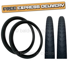 COPPIA PNEUMATICI Baldys 26x1.50 City Slick NERI Mountain MTB Bici Strada Liscia