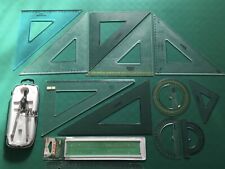 Set disegno tecnico casa scuola ufficio lavoro technic drawing school office