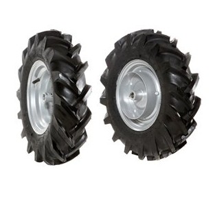 Coppia ruote gommate - , 4.00-8