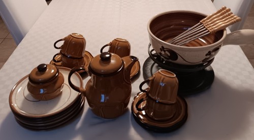 Set fonduta ceramica per - in,