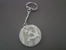 PORTACHIAVI KEYCHAIN VINTAGE '80 FALCE E MARTELLO COMUNISTA