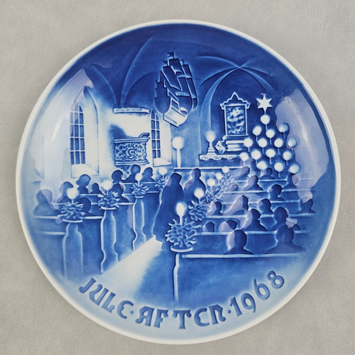 Piatto natale 1968 - piatto,