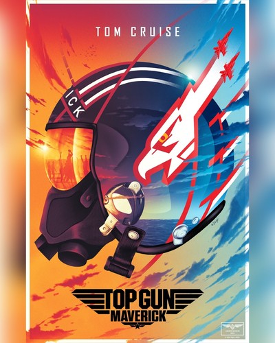 Top gun maverick poster cm - gun,