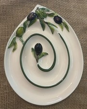 Ciotola Olive Nero e Verde