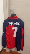 MAGLIA CAGLIARI CALCIO MAURO ESPOSITO 2001  INDOSSATA,PECORINO SARDO
