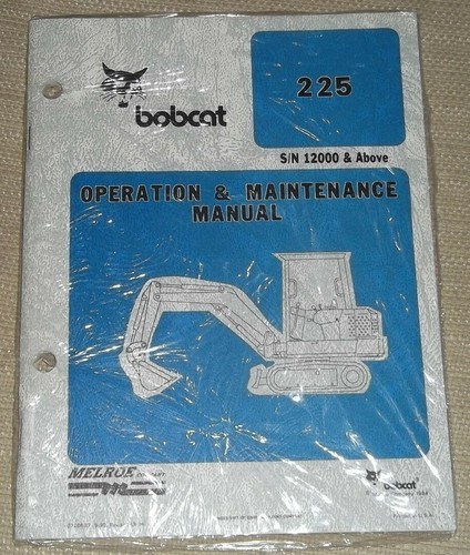 Bobcat 225 libretto - bobcat,