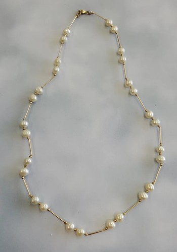 Collana stazione oro giallo - collana,