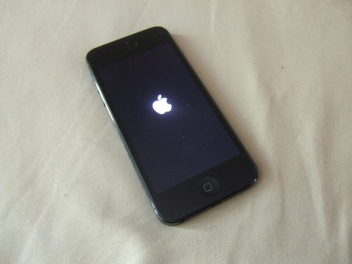 Frozen apple iphone nero - iphone, 5