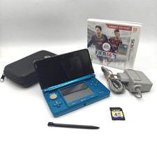 Console Nintendo 3DS Azzurro Completo di Accessori Caricatore e Gioco in Regalo