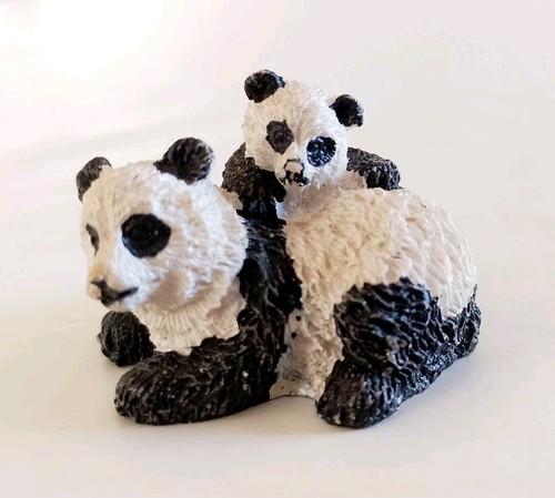 Statuetta resina panda mamma
