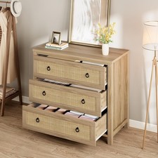 Cassettiera per camera da letto 3 cassetti pettorina portaoggetti comò