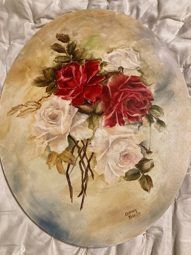 Dipinto olio originale rose - dipinto, di