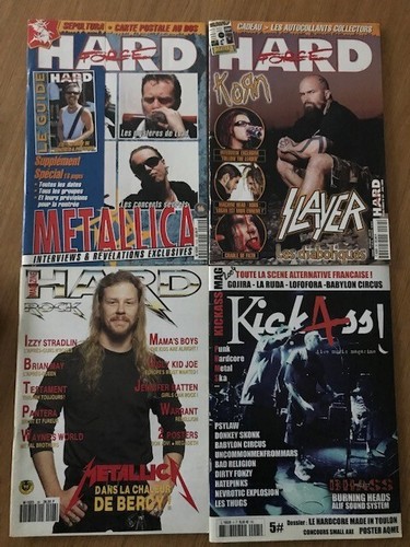 Hard rock magazins lot de - magazins, /