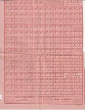 2 Cedole prenotazione PANE/GENERI MINESTRA novembre 1946-febbraio 1947 FROSINONE