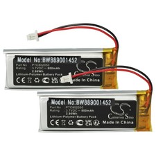 2x Batería para Interphone