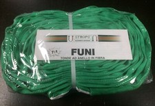 Fune tonda ad anello in fibra da 2000kg, 8 metri Strops MAI APERTE