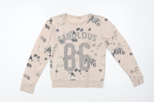 Felpa name bambina - bambina, beige