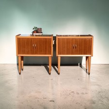Coppia Comodini In Legno