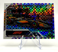 2023 Topps Chrome Formula 1 F1 Oscar Piastri #42 Viola Checker /199