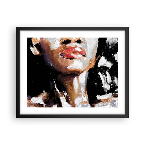 Poster 50x40cm olio - poster, bocca